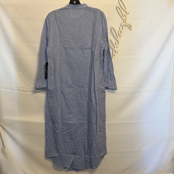 Chambray Linen Lydell Maxi Dress - Picture 8 of 11